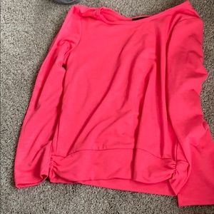 Hot pink athletic long sleeve